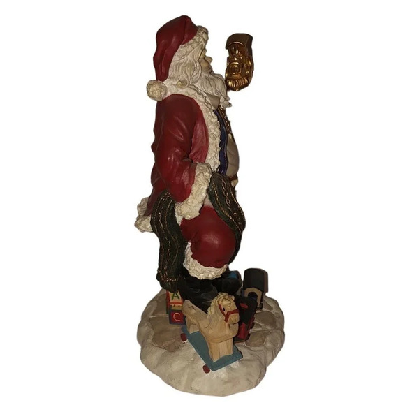 Vtg '93 Hamilton Collection 8.5" JOLLY OLD ST NICK Int'l Santa Figurine Collecti - Picture 4 of 11